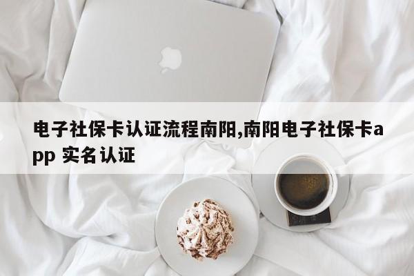 电子社保卡认证流程南阳,南阳电子社保卡app 实名认证